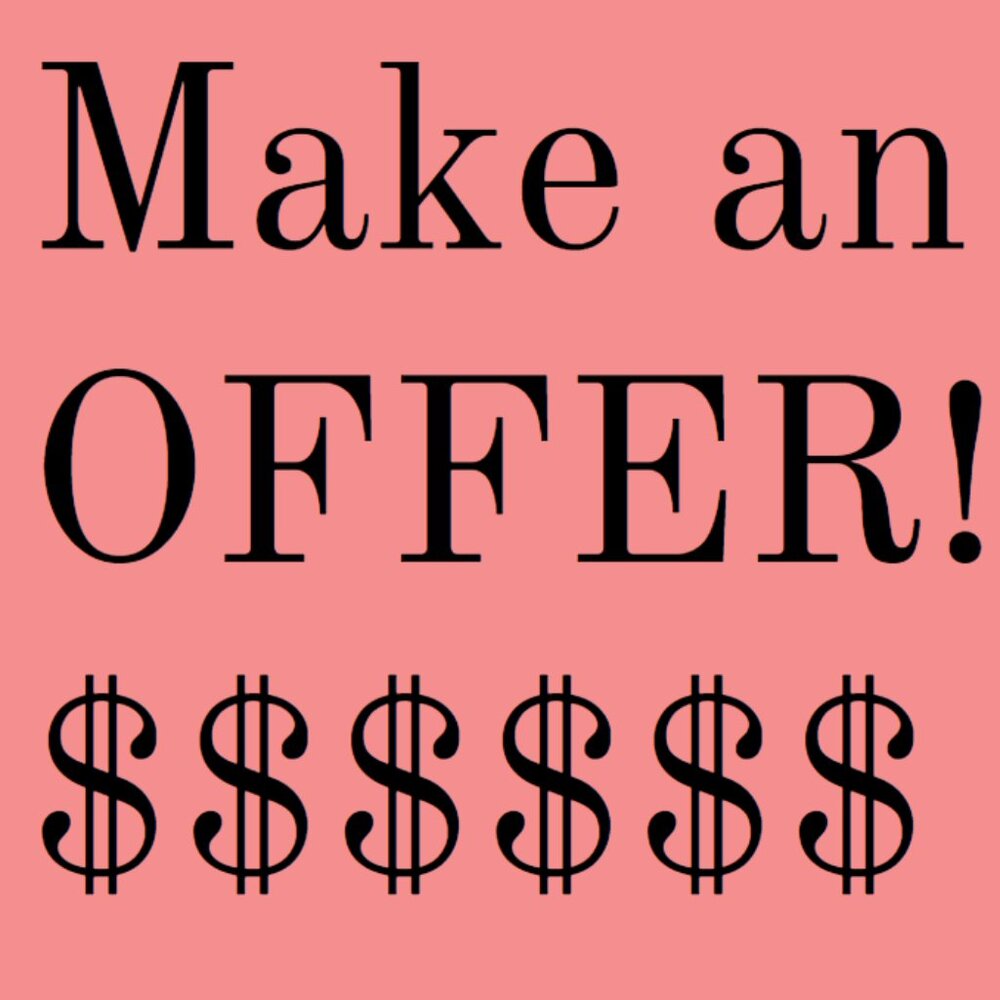 REASONABLE OFFERS WELCOMED